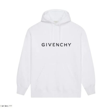 White Givenchy Hoodie